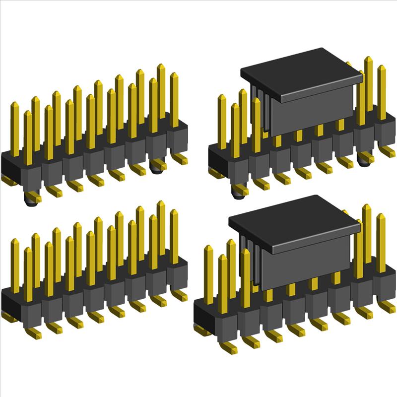 2.54mm Pin Header Double Rows SMD Type